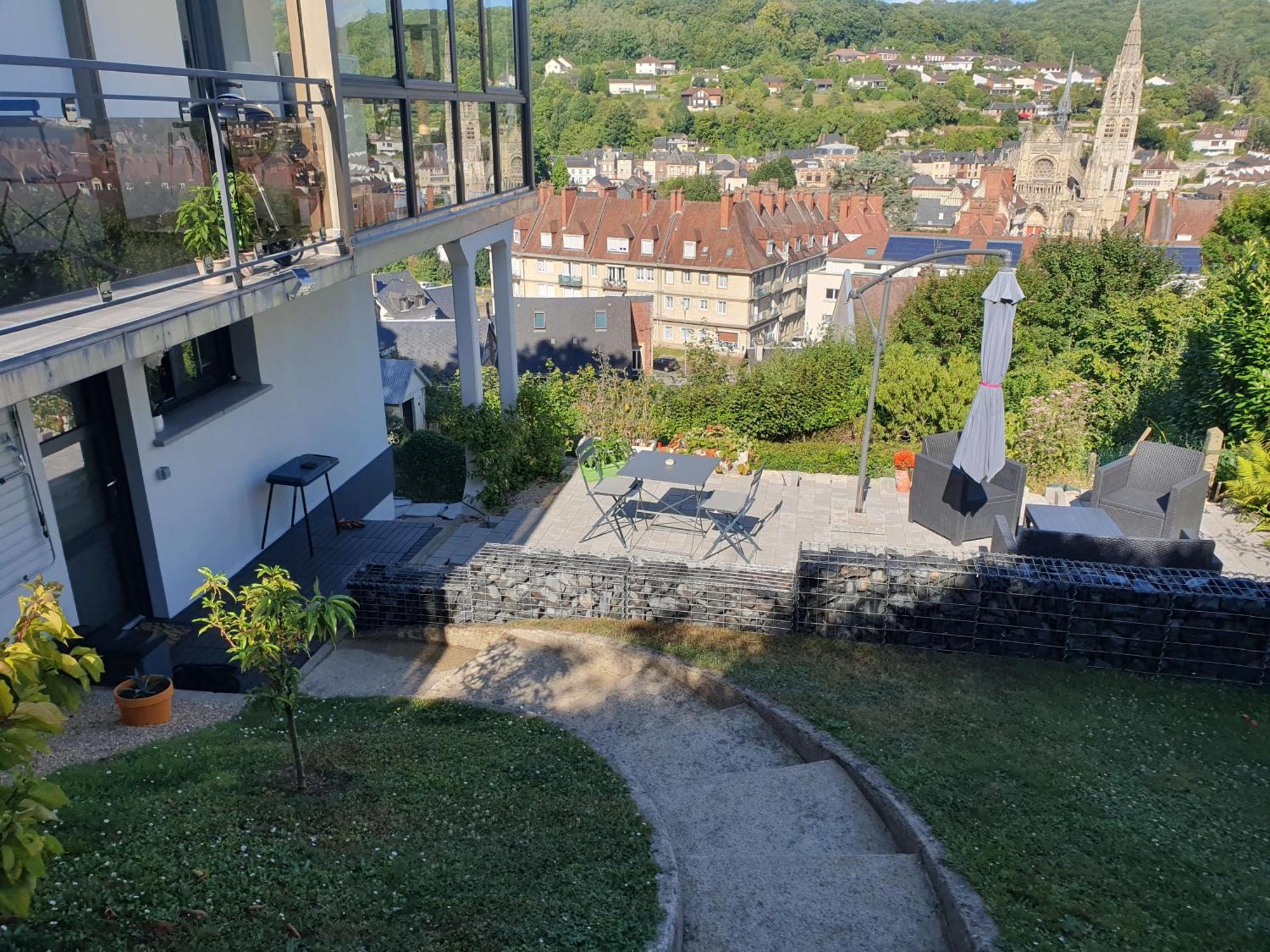 Du Haut Des Rives - Bel Appt Pour 4 Caudebec-en-Caux Exterior photo